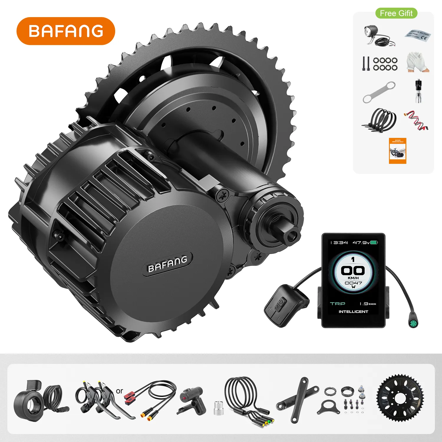 Bafang Bbshd 1000W Conversion Kit - Bafang M615 MM G320.1000 UART 엔진