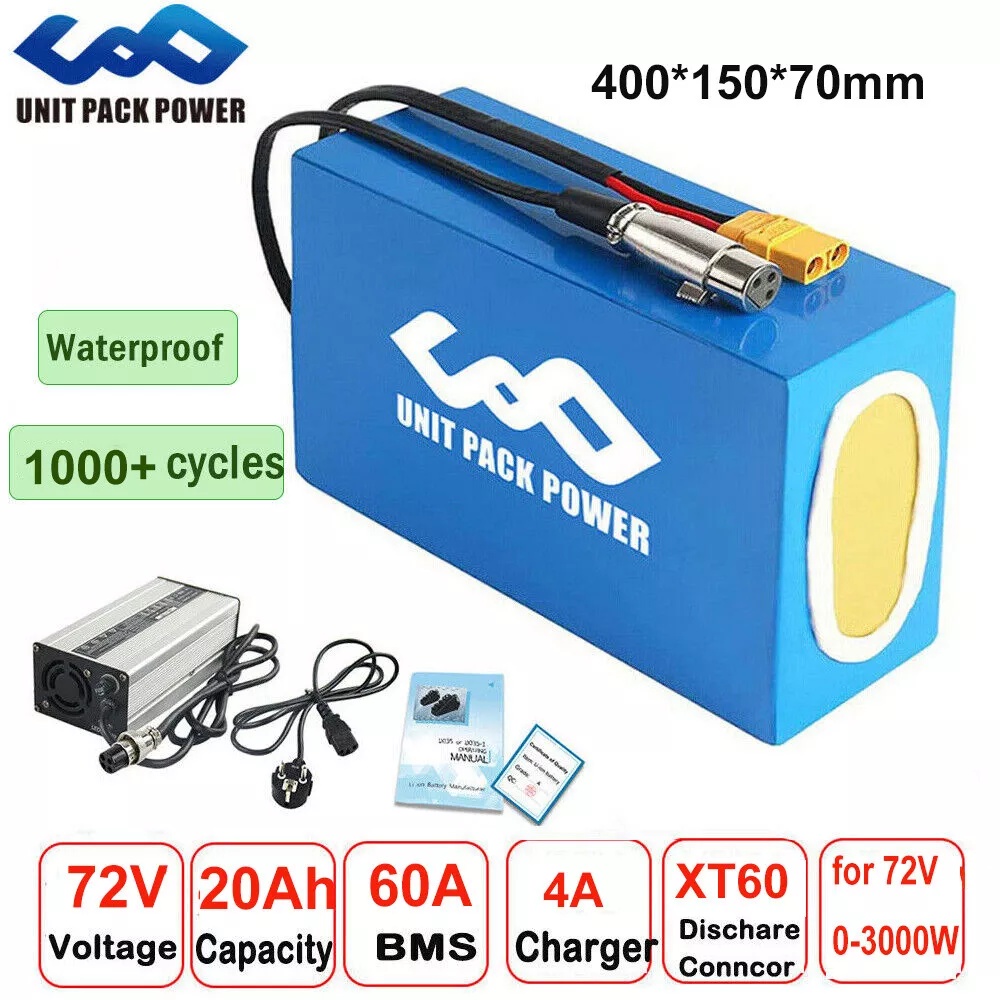 Electric Bicycle Battery 72V 30Ah - 72V 40AH 전기 자전거 배터리 팩,