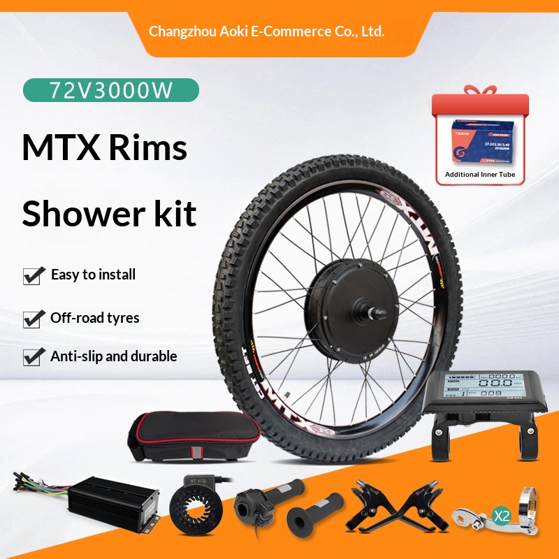 72V 3000W 26인치 톱니 없는 휠 허브 모터 변 - 72V 5000W Hub Motor Kit 리뷰 및 가격